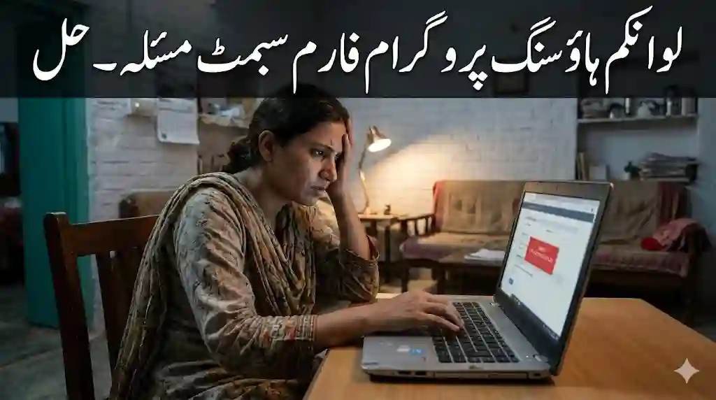 Low Income Housing Program Form Submit Problem – How to Fix