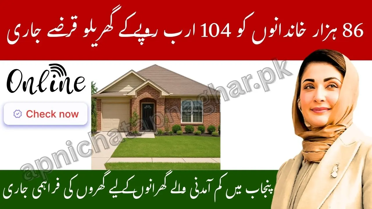 86000 Families Benefit from Punjab Home Loan Program
