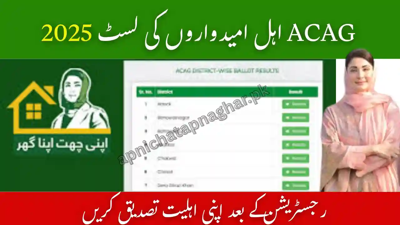 ACAG.Punjab.Gov.PK List