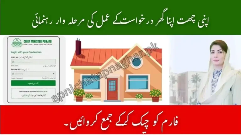 Apni Chhat Apna Ghar Application Process