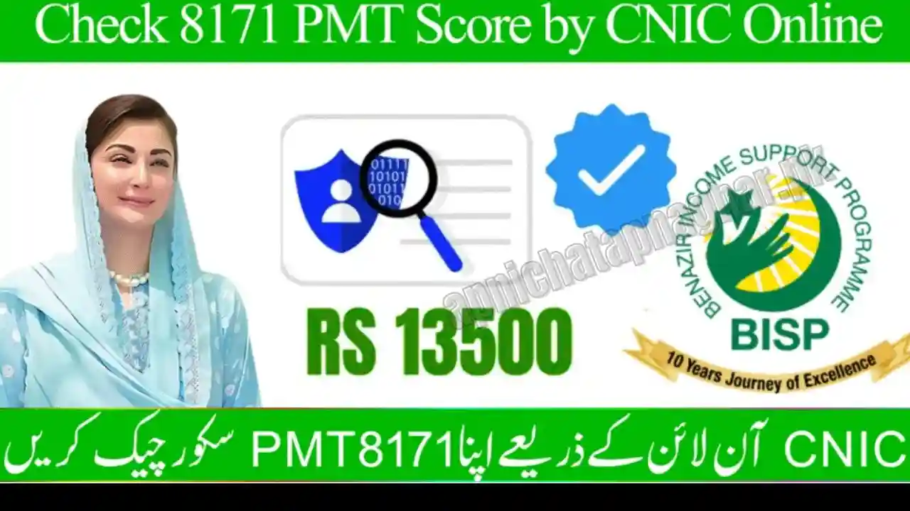 Check 8171 PMT Score by CNIC