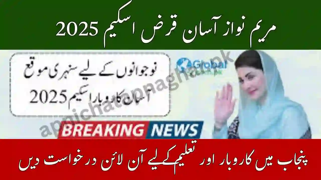 Maryam Nawaz Asaan Loan Scheme 2025