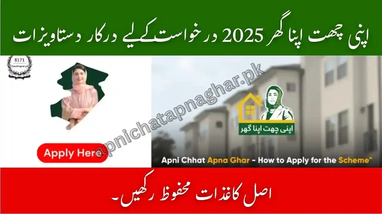 Required Documents for Apni Chhat Apna Ghar 2025 Application