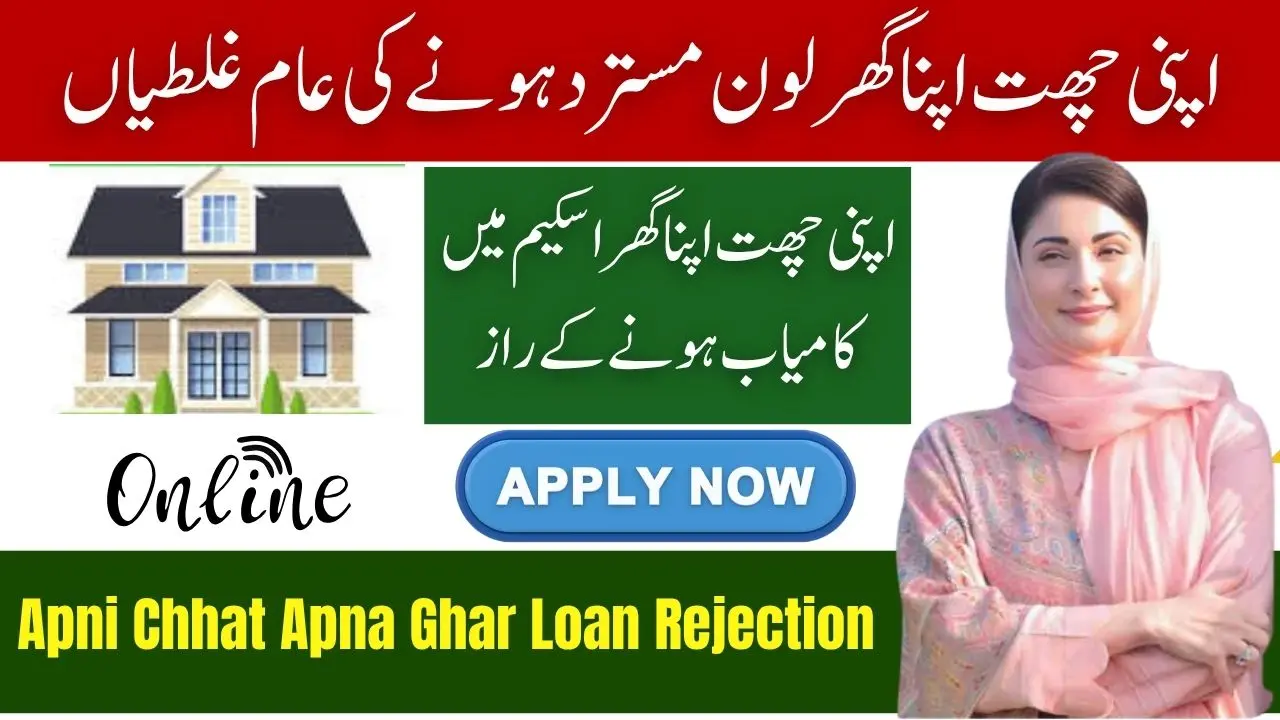 Top Mistakes That Cause Apni Chhat Apna Ghar Loan Rejection