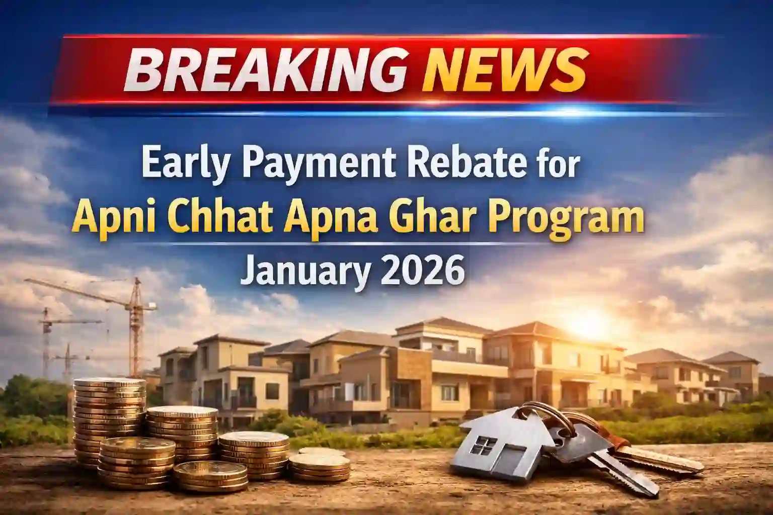 Early Payment Rebate for Apni Chhat Apna Ghar Program January 2026