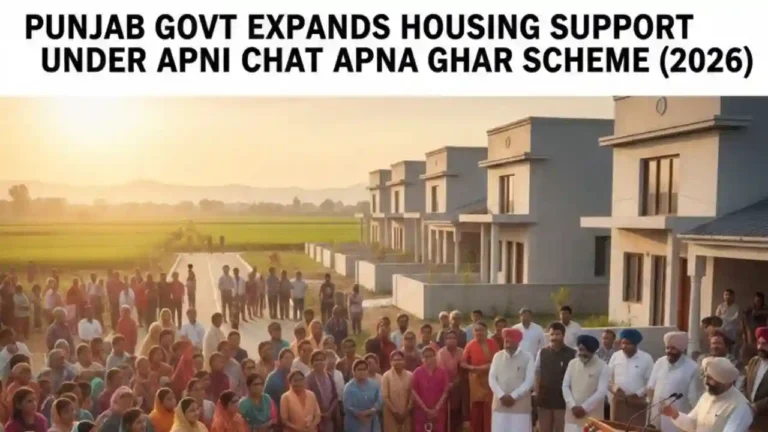 Punjab Govt Expands Housing Support Under Apni Chhat Apna Ghar Scheme (2026)