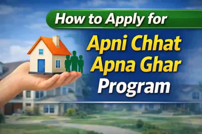 How to Apply for Apni Chhat Apna Ghar Program