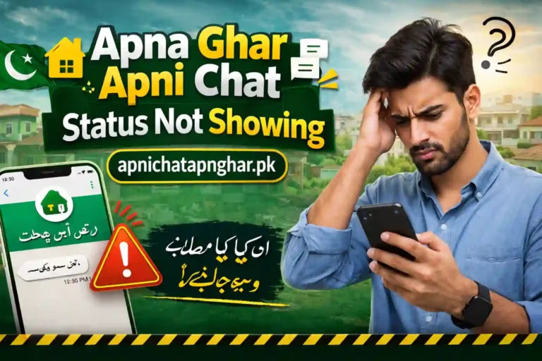 Apna Ghar Apni Chat Status Not Showing Easy Fix